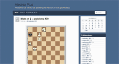 Desktop Screenshot of ajedrezplus.com